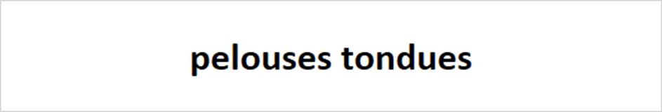 pelouses tondues