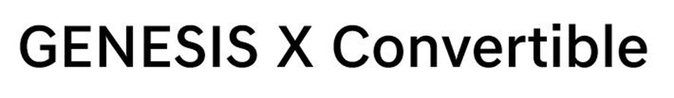 Изображение товарного знака GENESIS X Convertible