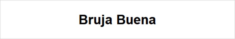 Bruja Buena