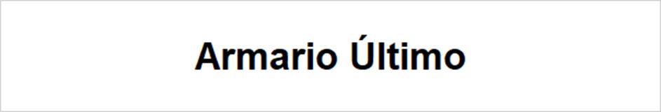 Armario Último