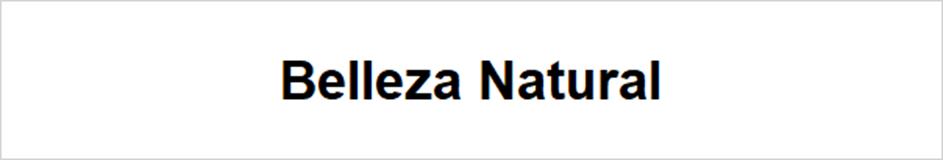 Belleza Natural