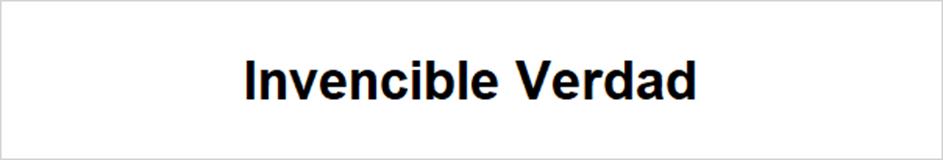 Invencible Verdad