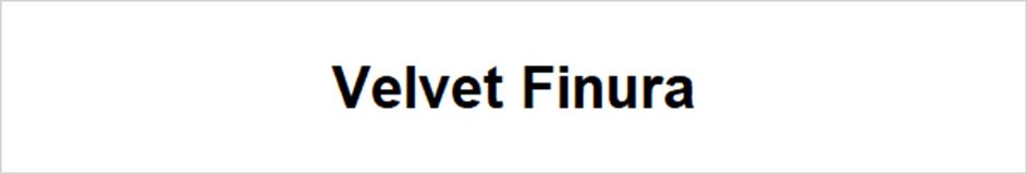 Velvet Finura