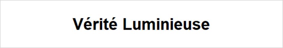 Vérité Lumineuse