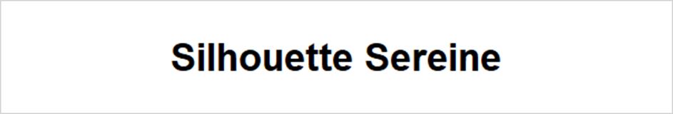 Silhouette Sereine