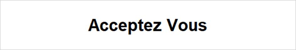 Acceptez Vous