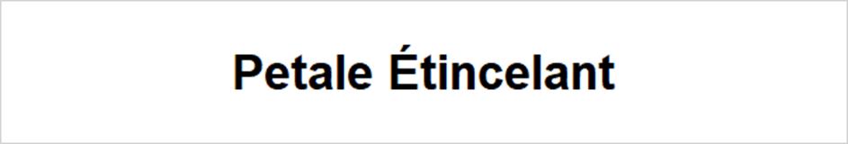 Petale Étincelant