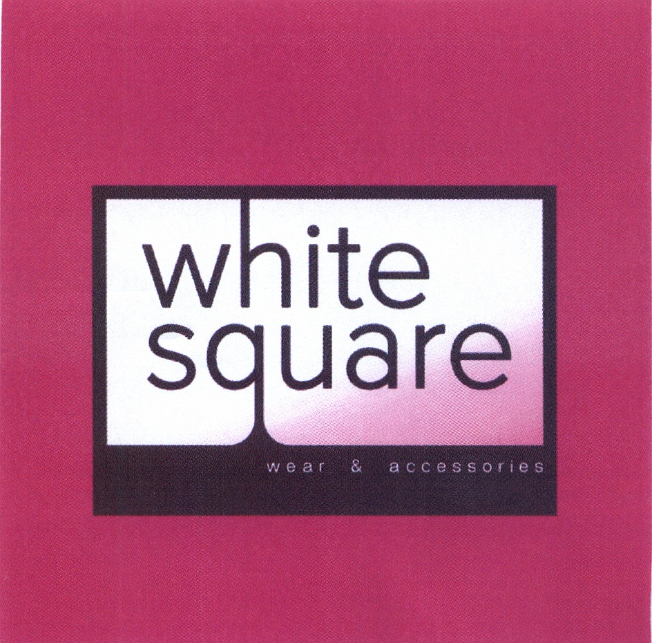 white square wear & accessories