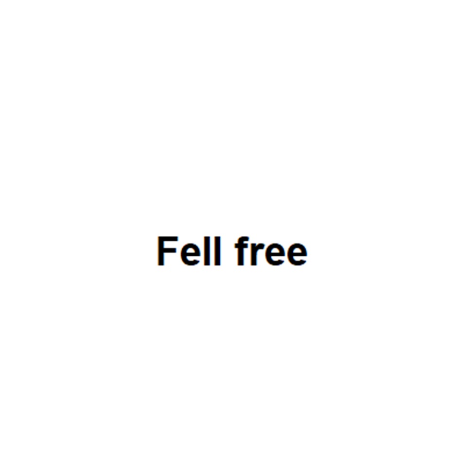 Изображение товарного знака Fell free
