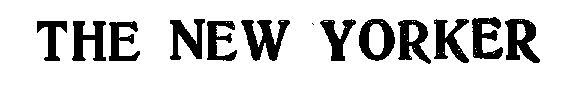 Изображение товарного знака THE NEW YORKER
