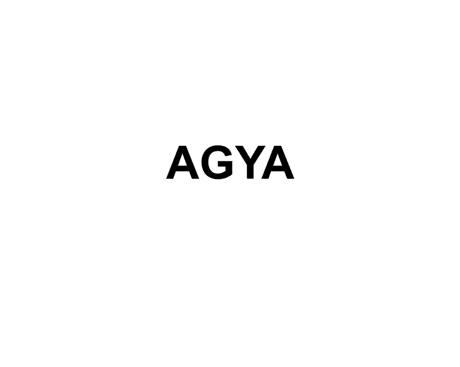 Изображение товарного знака AGYA