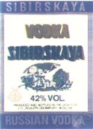 SIBIRSKAYA VOZKA SIBIRSKAYA 42% VOL RUSSIAN VODKA