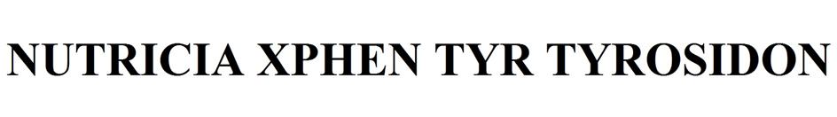 NUTRICIA XPHEN TYR TYROSIDON