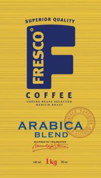 SUPERIOR QUALITY FRESCO COFFEE ARABICA BLEND 100% ARABICA 1000 g