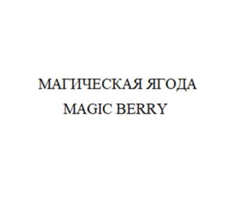 МАГИЧЕСКАЯ ЯГОДА MAGIC BERRY
