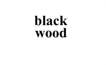 black wood