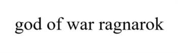 god of war ragnarok