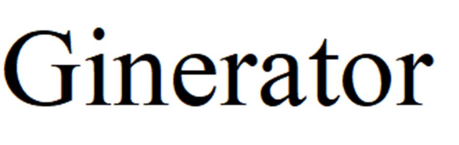 Ginerator