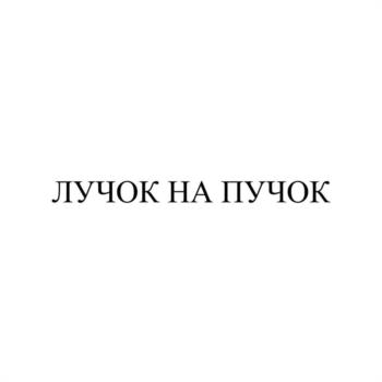ЛУЧОК НА ПУЧОК