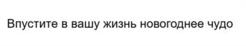 Впустите в вашу жизнь новогоднее чудо