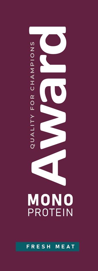 Award QUALITY FOR CHAMPIONS MONO PROTEIN FRESH MEAT