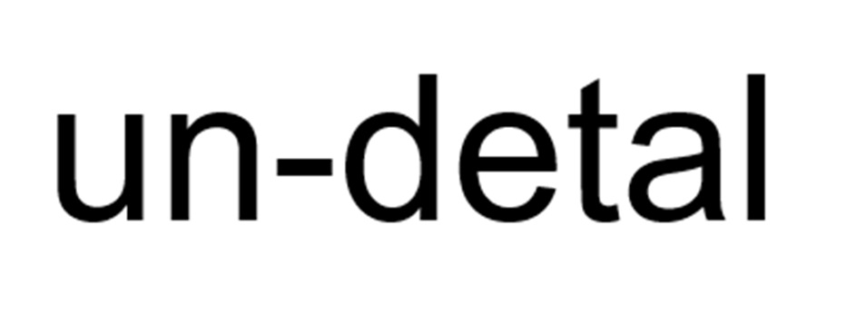 un-detal