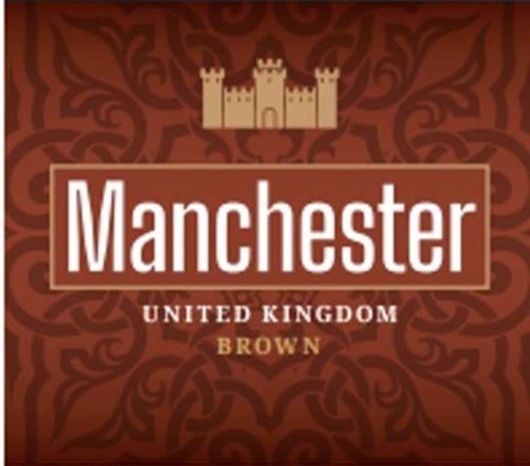 Изображение товарного знака Manchester UNITED KINGDOM BROWN