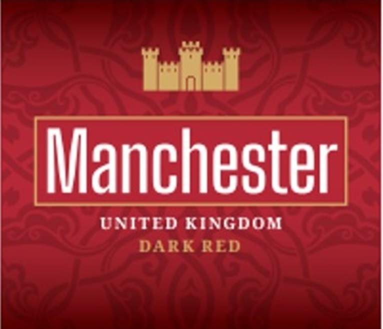 Изображение товарного знака Manchester UNITED KINGDOM DARK RED