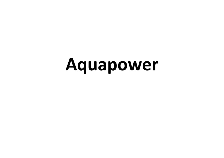 Aquapower