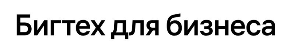 Бигтех для бизнеса