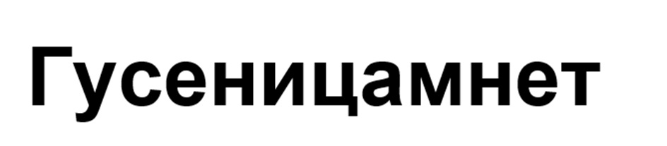 Гусеницамнет