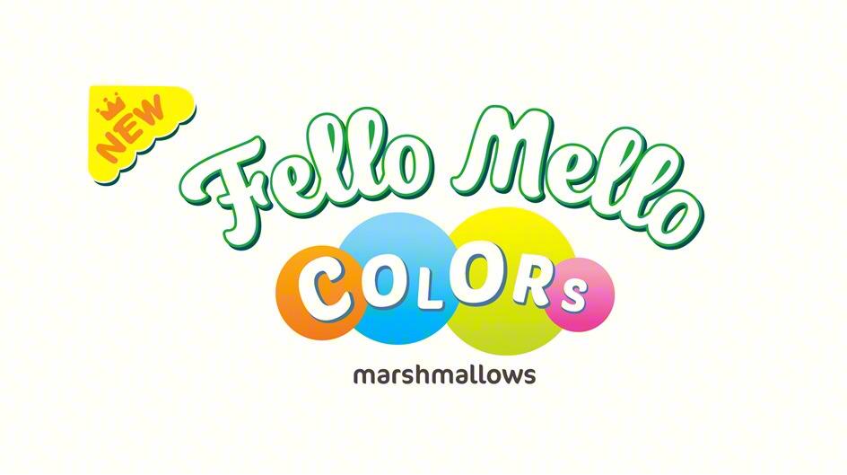 NEW Fello Mello COLORS marshmallows