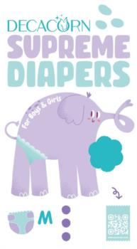 DECACORN SUPREME DIAPERS for boys & Girls M