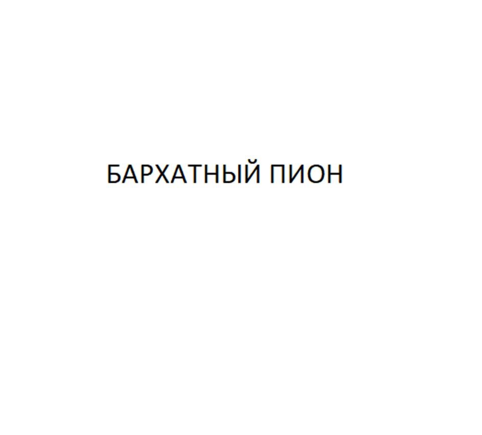 БАРХАТНЫЙ ПИОН