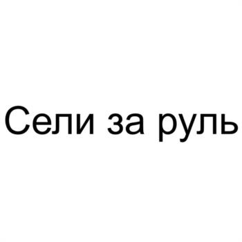 Сели за руль