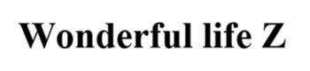 Wonderful life Z