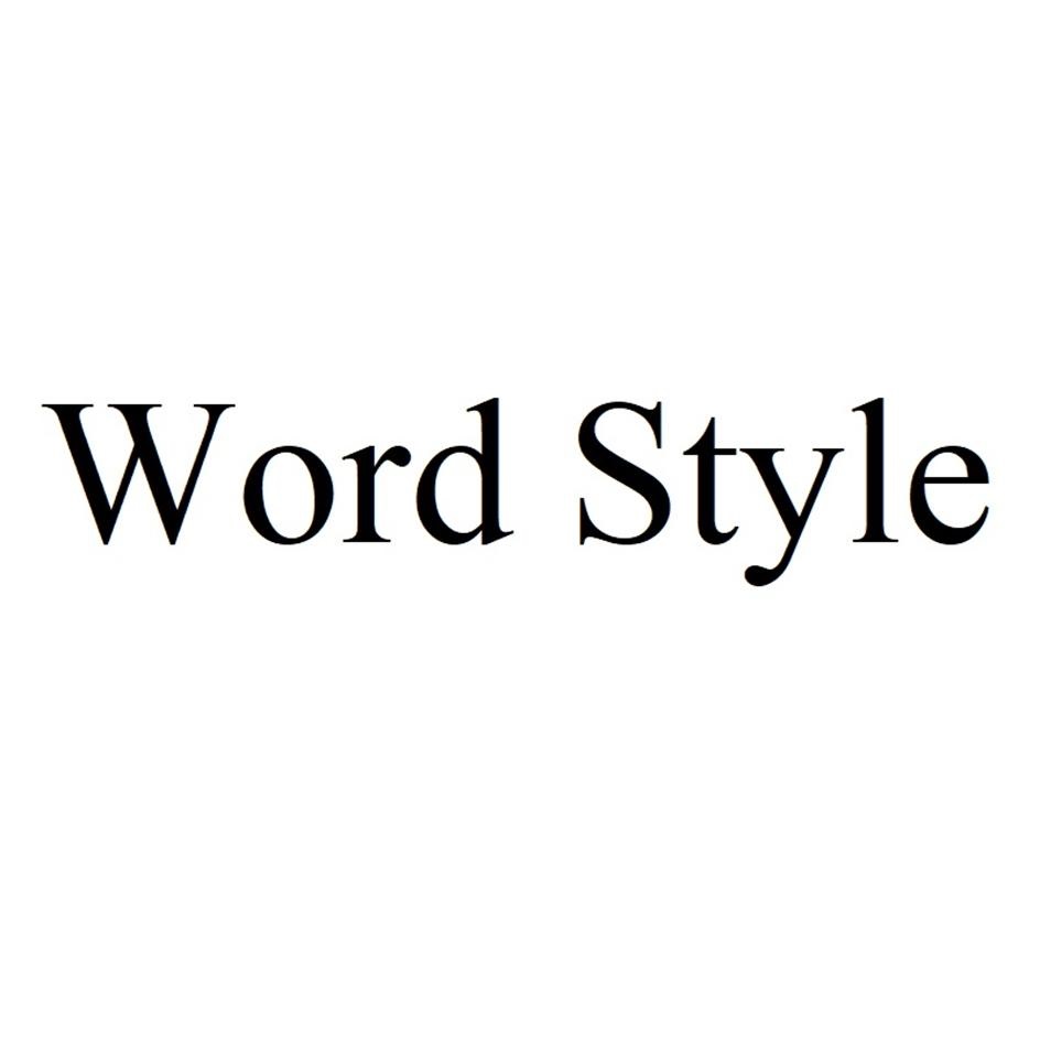 Word Style