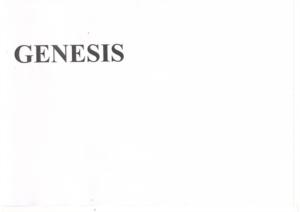 GENESIS
