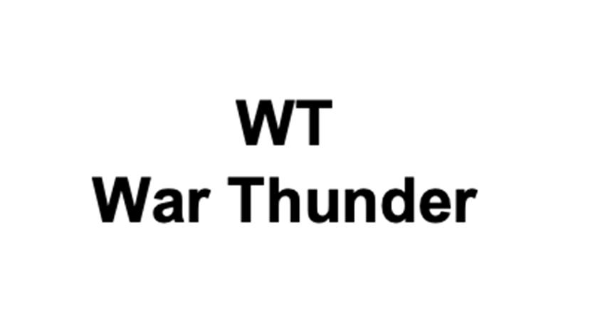 WT War Thunder