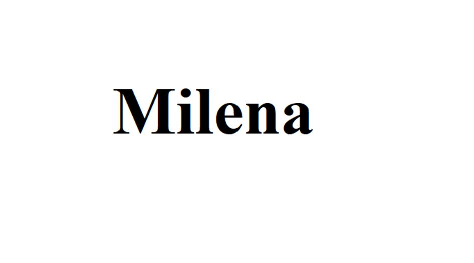 Изображение товарного знака Milena