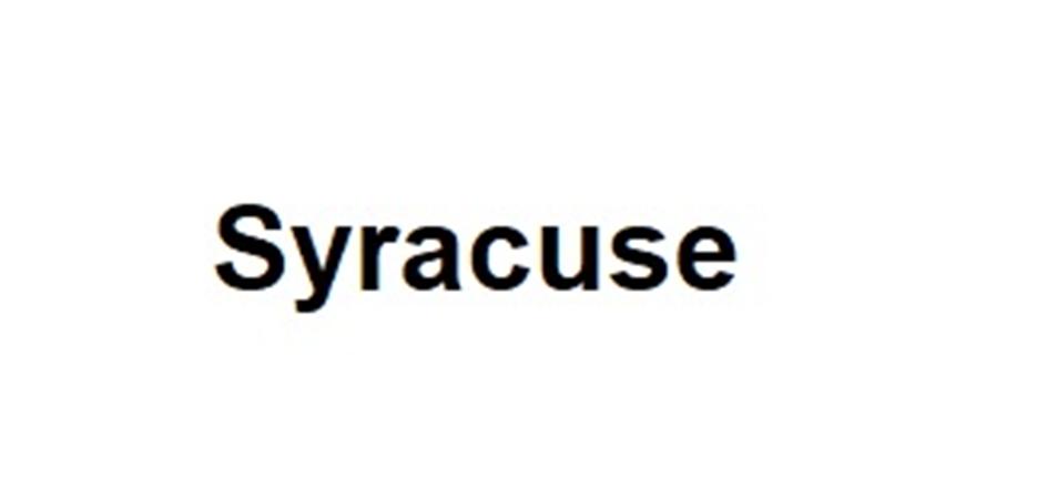 Изображение товарного знака Syracuse