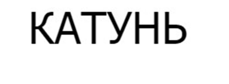Изображение товарного знака КАТУНЬ