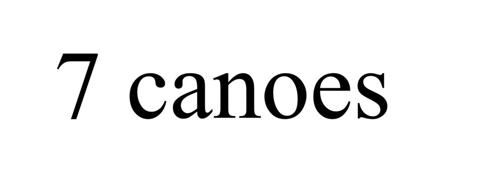 Изображение товарного знака 7 canoes