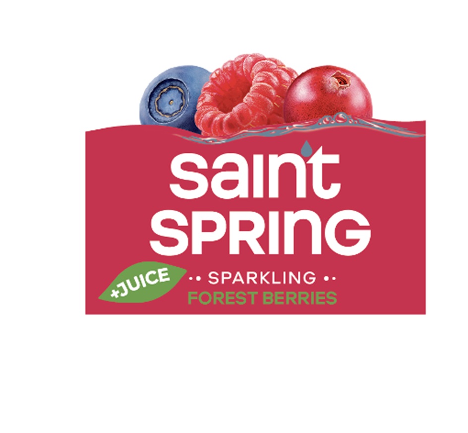 saint SPRING +JUICE SPARKLING FOREST BERRIES
