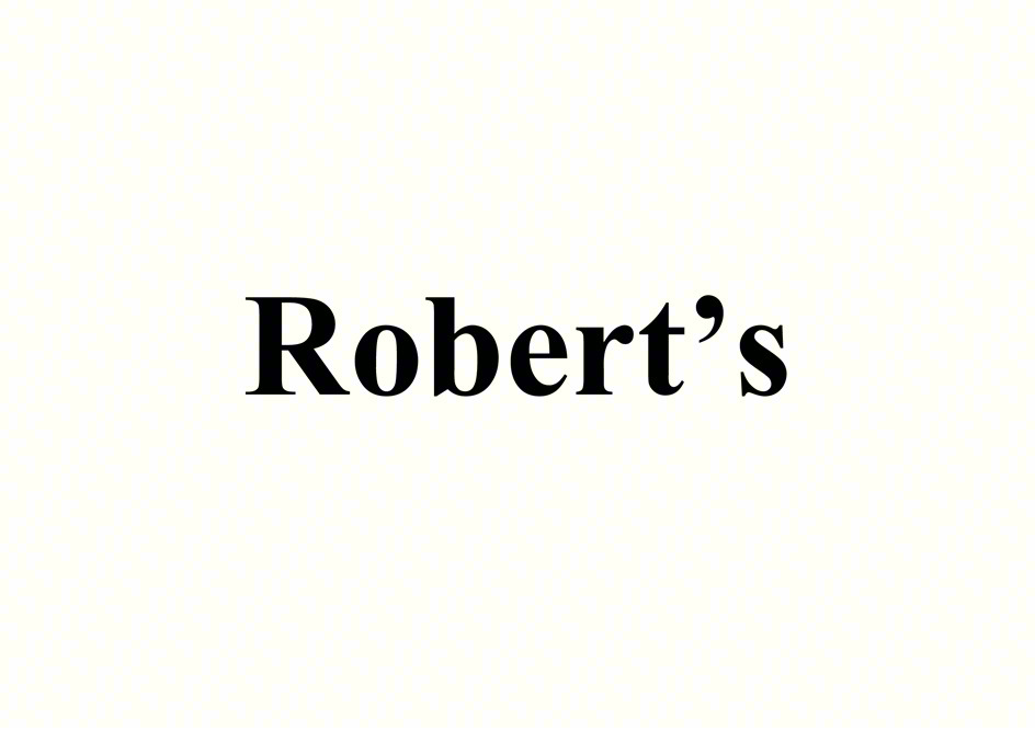 Robert’s