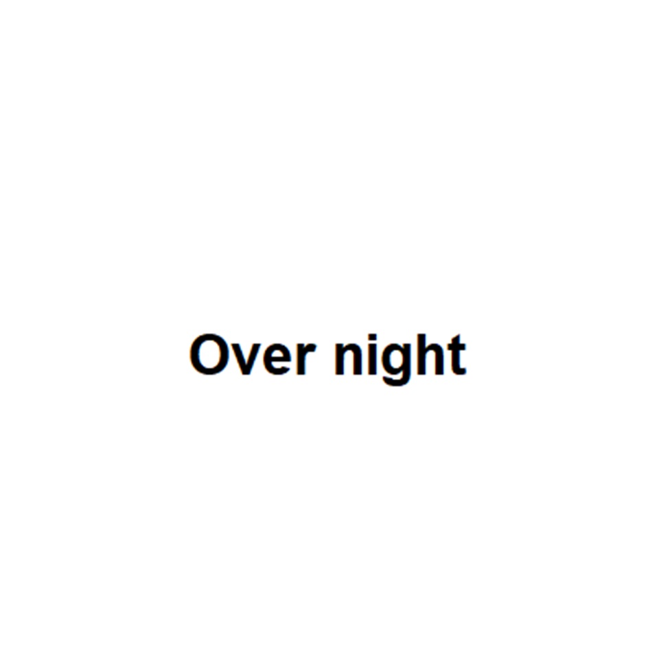 Изображение товарного знака Over night