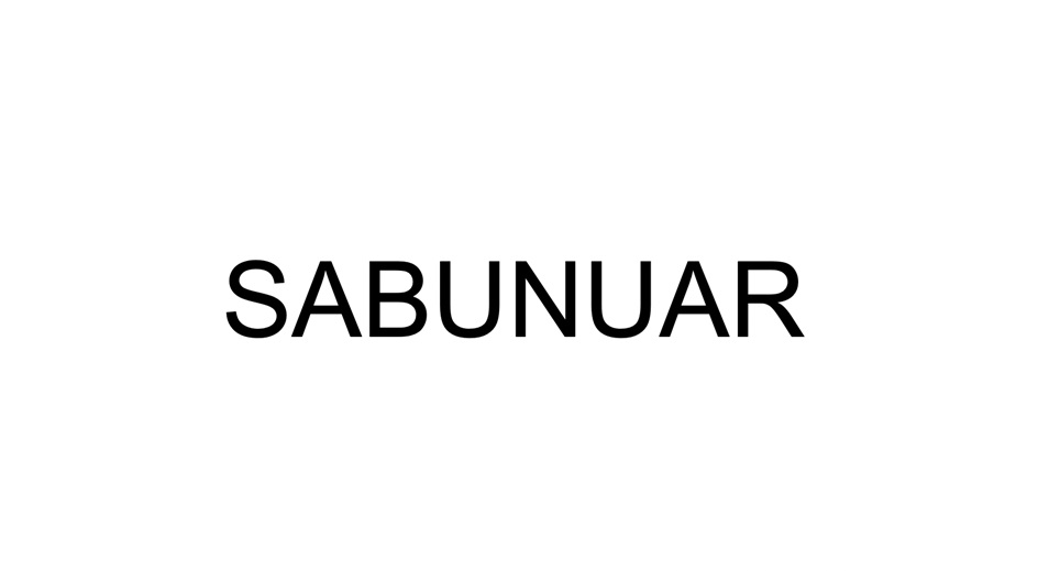Изображение товарного знака SABUNUAR