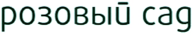 розовый сад