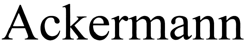 Ackermann