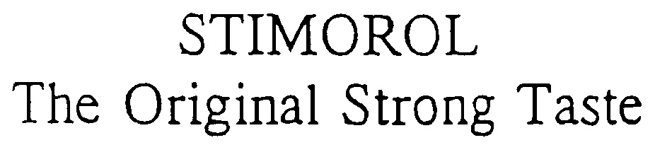 STIMOROL The Original Strong Taste